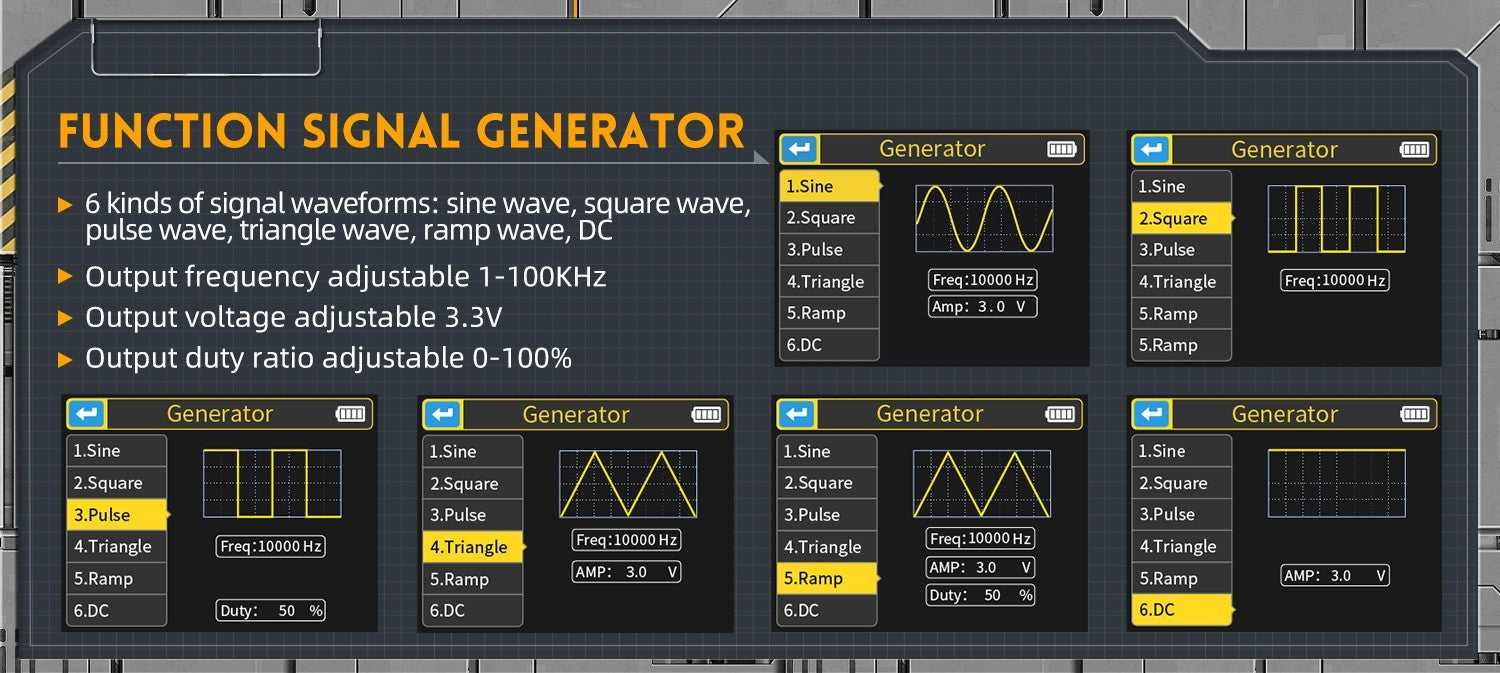 Osciloscop LCR si Generator Semnal Multifunctional DSO-TC3